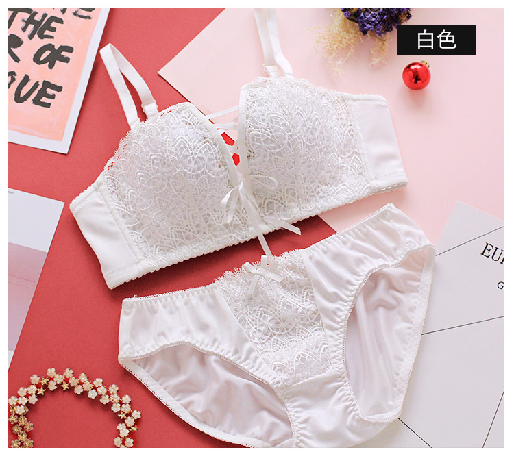 Corset Wedding Dress Push-up Wangpong Lace Bra Pan