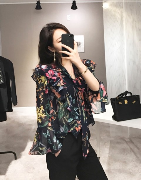 NEW FASHION LADY GIRL Blouse Sleeveless Chiffon Fr
