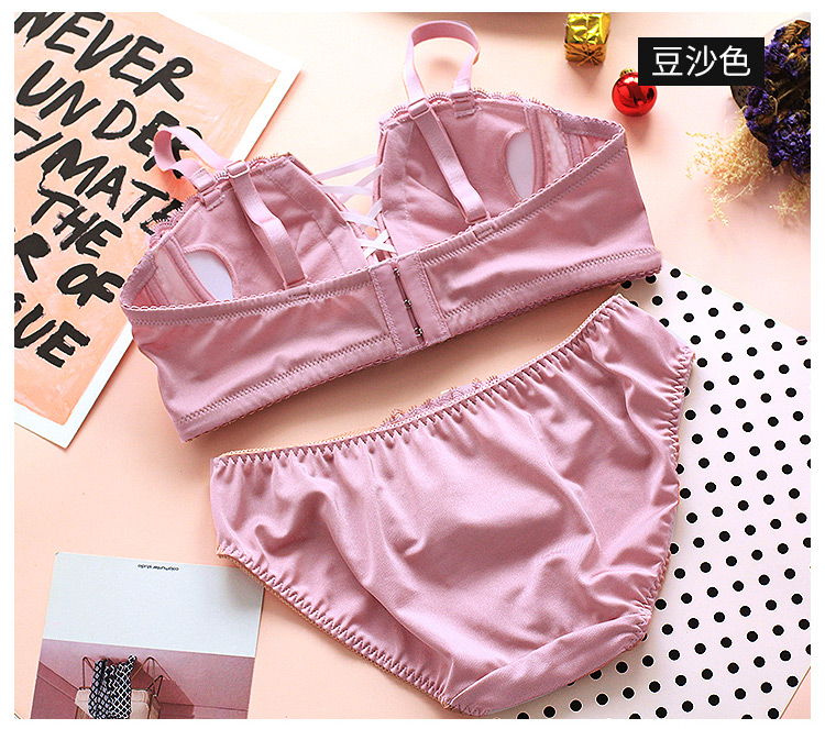 Corset Wedding Dress Push-up Wangpong Lace Bra Pan