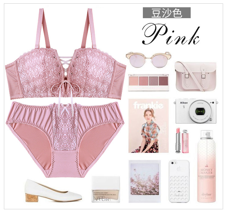 Corset Wedding Dress Push-up Wangpong Lace Bra Pan