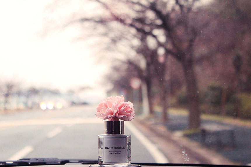 Car Air Freshener Flower Car Diffuser 50ml Air Fre