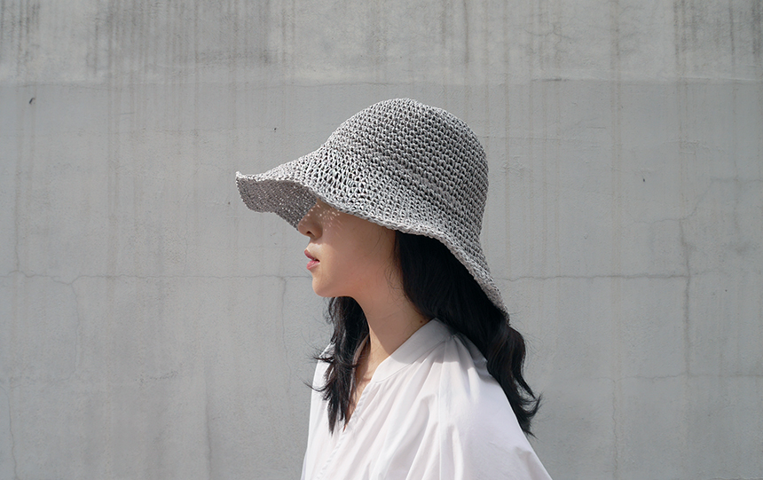 New Women's Hat Wide Straw Hat Floppy Hat Raffi