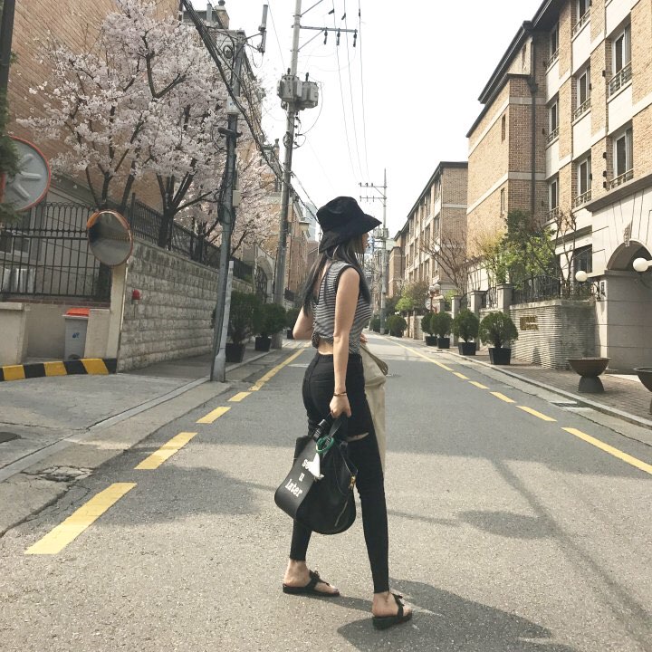 Korea Jeans Pants SQUARE x2 EN BLACK Pants Stern S