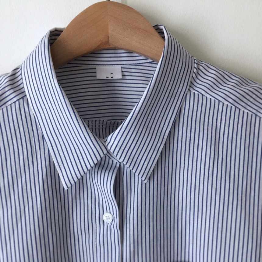 Striped shirt blouse feminine girl BASIC