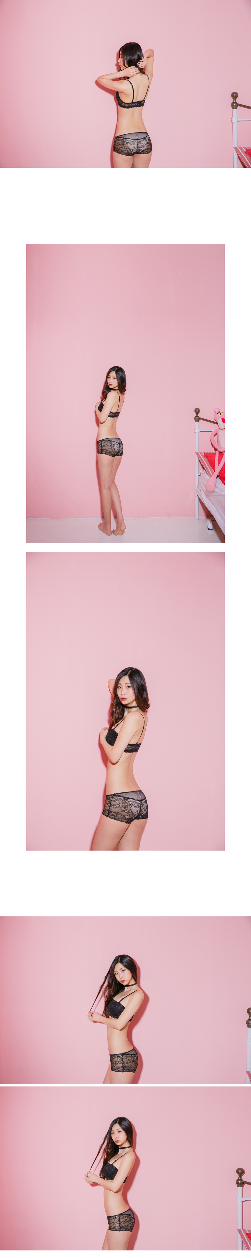 Lace White underwear Women's bra panties set Ho