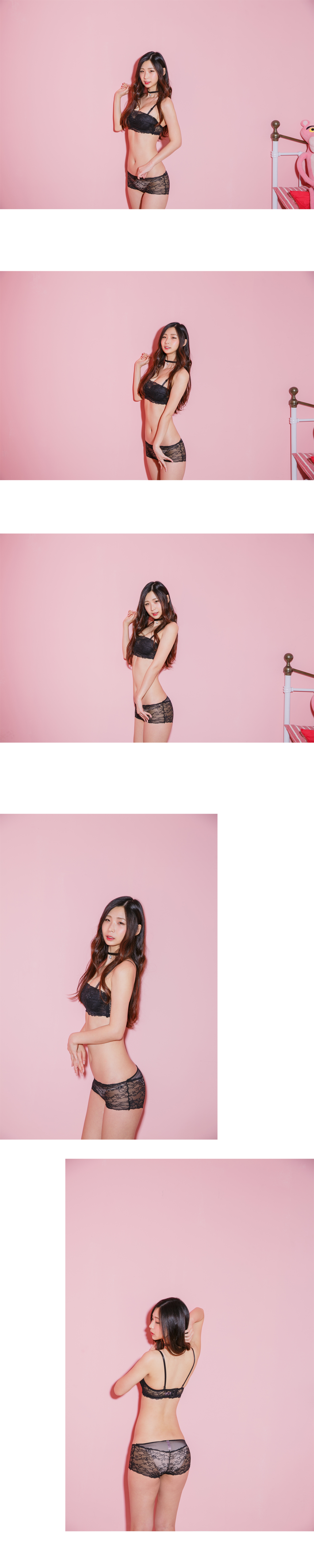 Lace White underwear Women's bra panties set Ho