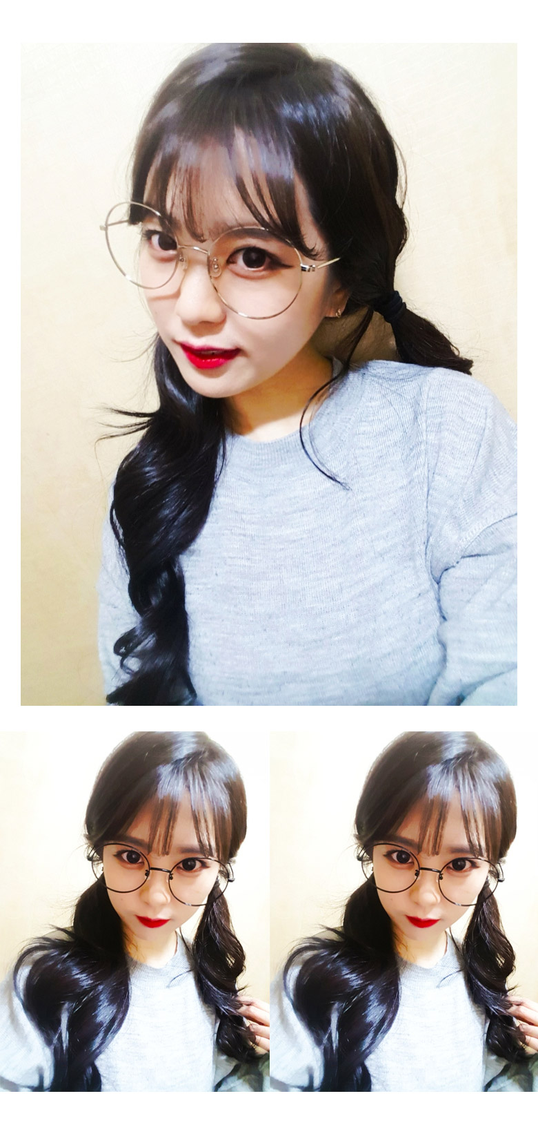 <b><p>most Adult glasses 58mm Big size Korean Dongg</p></b><b><p>最も アルクンメガネ 58ミリメートル ビッグサイズ 韓国語 ドングル 円形 丸い</p></b><br /><br /><p align='center'>