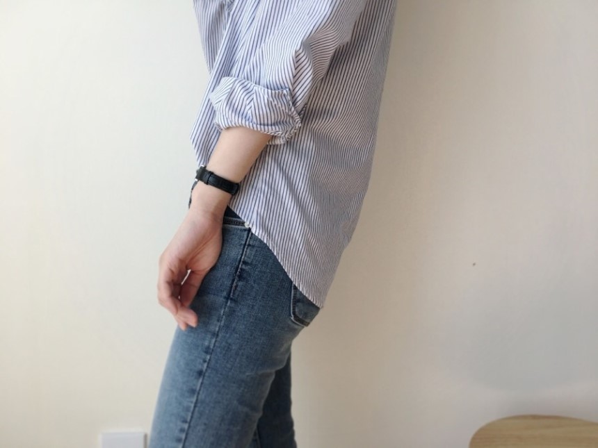 Striped shirt blouse feminine girl BASIC