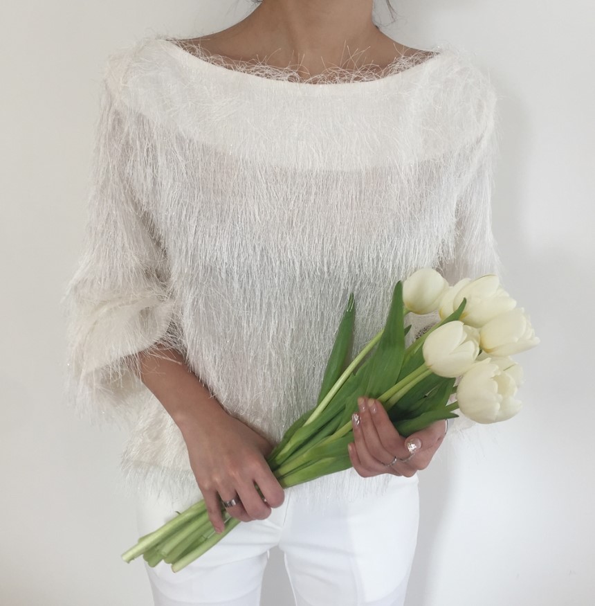 MADE SURGICAL BLOUSES Women Women Pink Pretty Whit