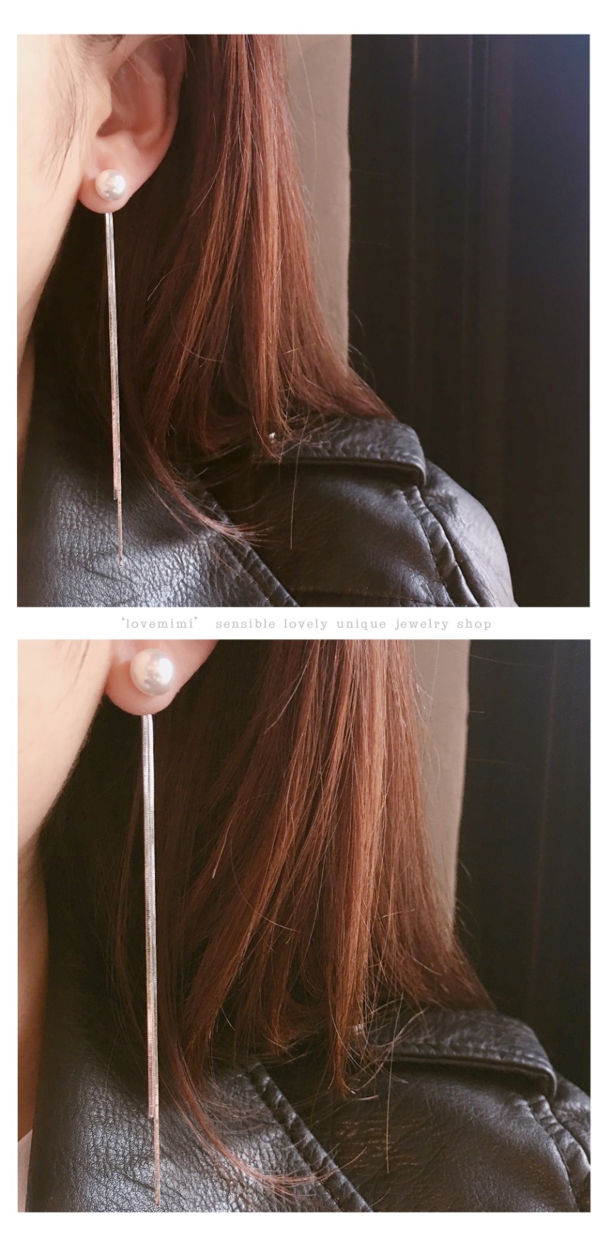 <b><p>Mourning Pearl Snake Two les Drop Ers Woman</p></b><b><p>無排 真珠 ベムジュル 二行 ドロップイヤリング 女の子のための チェーン ロが</p></b><br /><br /><p align='center'>