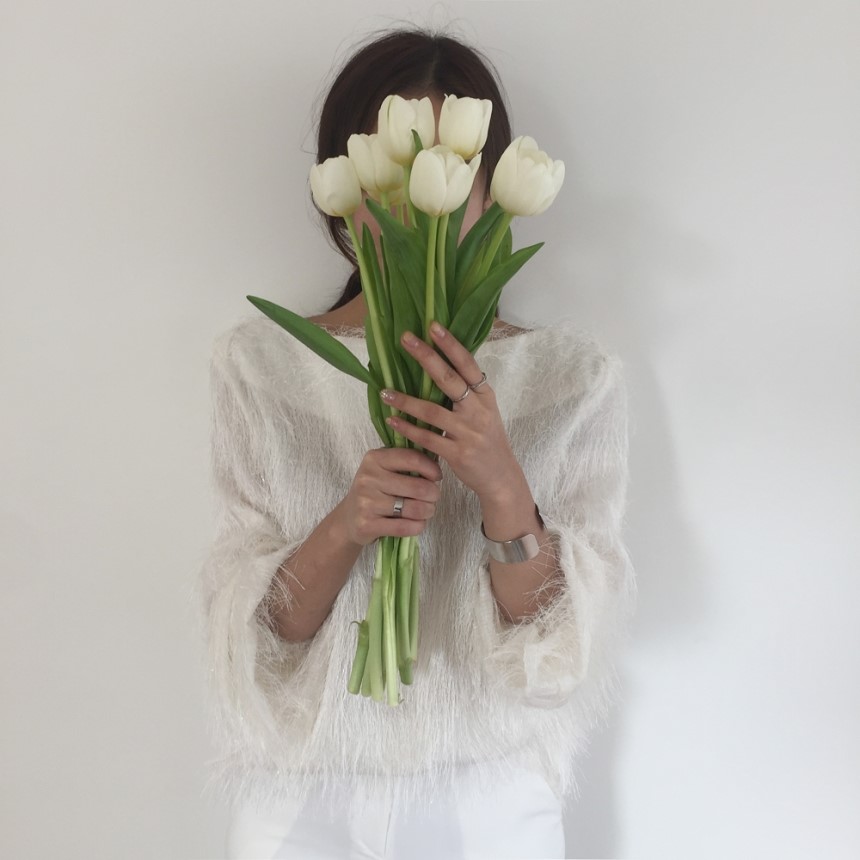 MADE SURGICAL BLOUSES Women Women Pink Pretty Whit