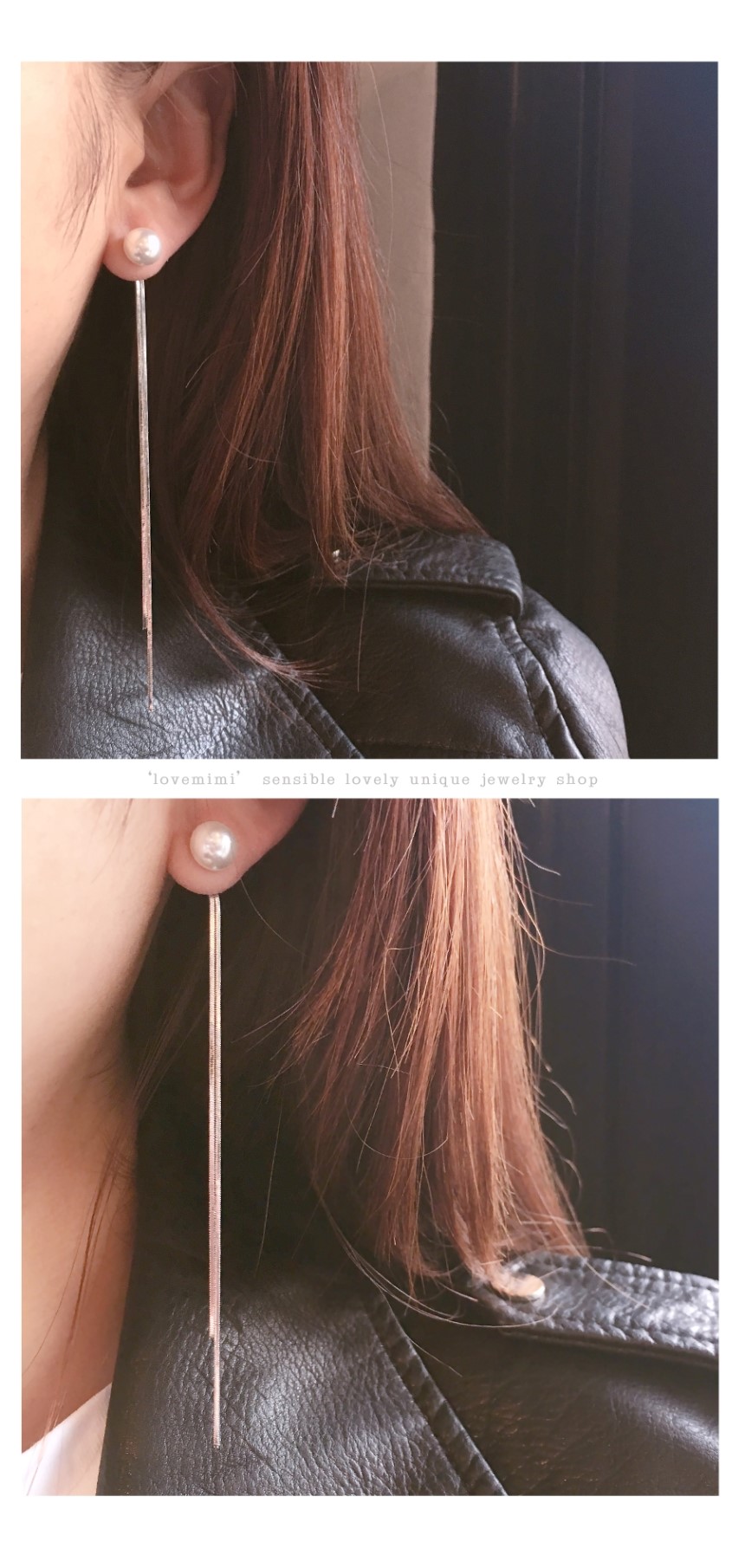 <b><p>Mourning Pearl Snake Two les Drop Ers Woman</p></b><b><p>無排 真珠 ベムジュル 二行 ドロップイヤリング 女の子のための チェーン ロが</p></b><br /><br /><p align='center'>