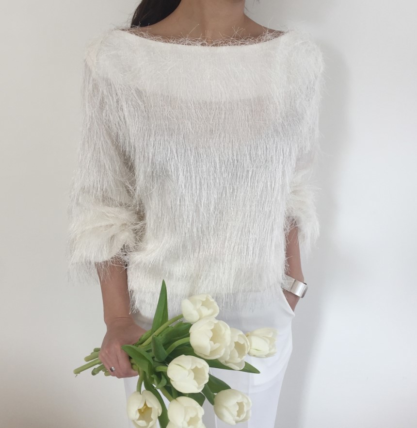 MADE SURGICAL BLOUSES Women Women Pink Pretty Whit