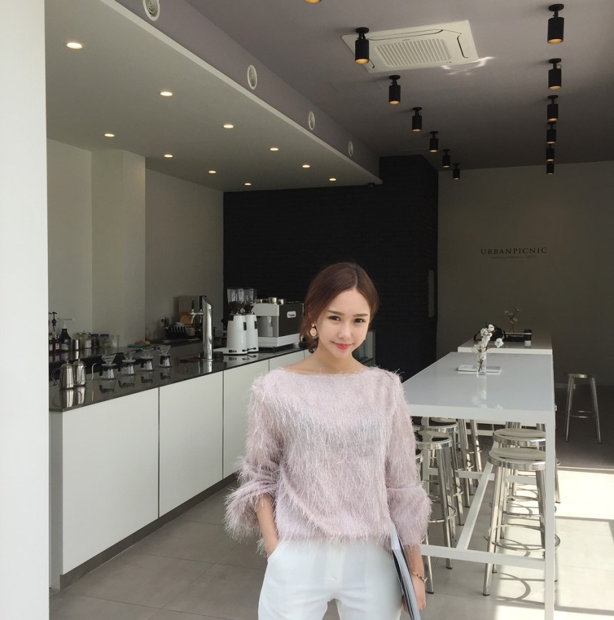 MADE SURGICAL BLOUSES Women Women Pink Pretty Whit