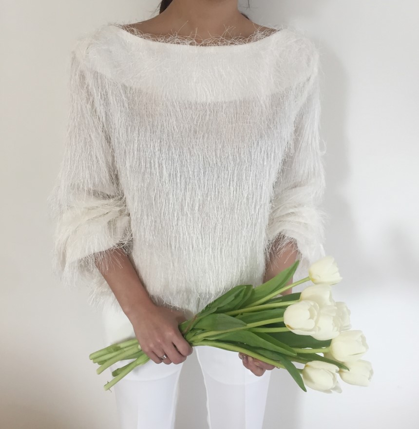 MADE SURGICAL BLOUSES Women Women Pink Pretty Whit