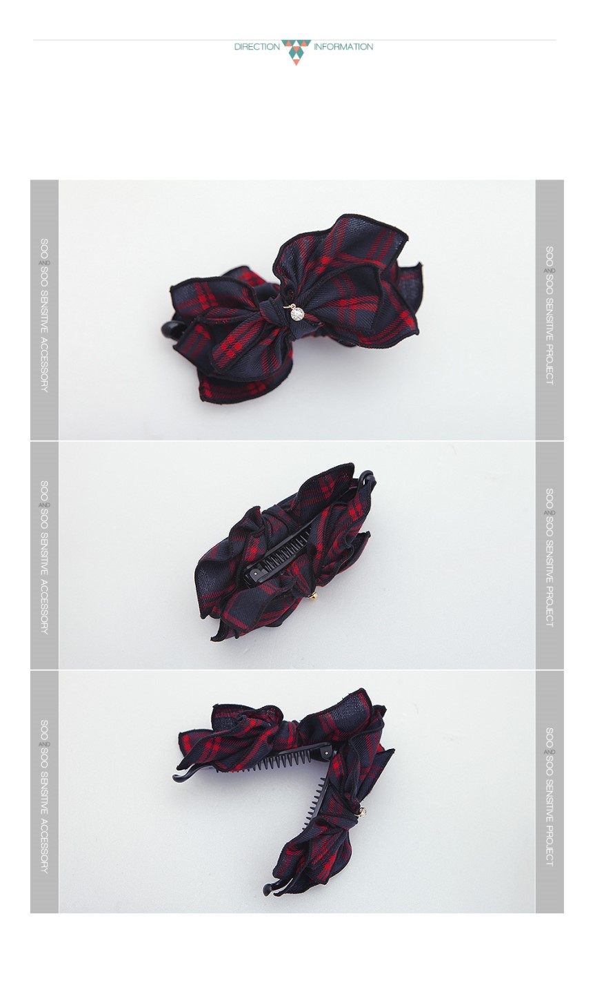 Hair Accessories S &amp S Anderson Check Ribbon Ba