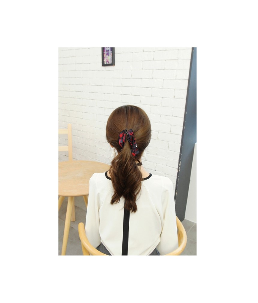 Hair Accessories S &amp S Anderson Check Ribbon Ba