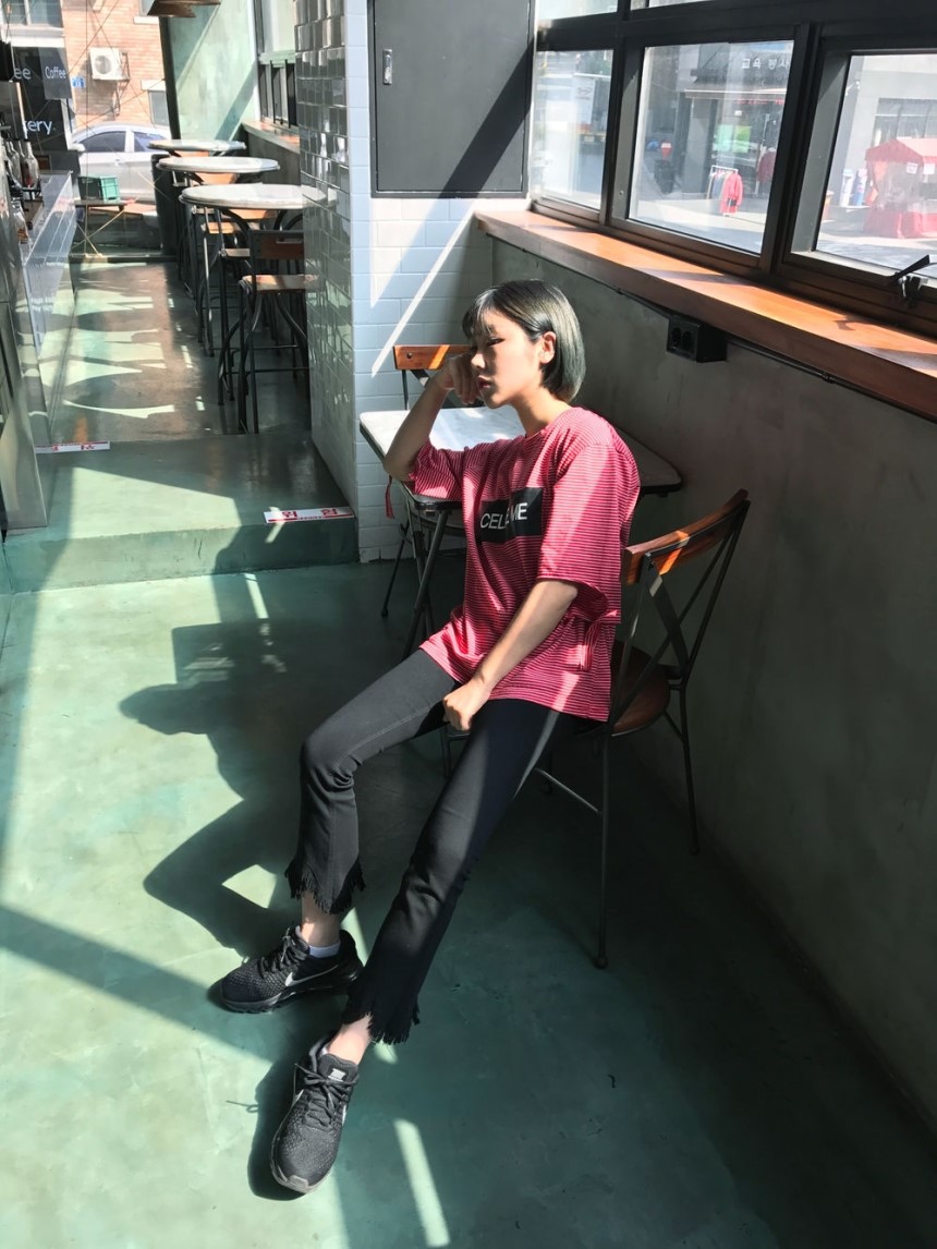 Women Jeans Pants Skirts Boots Cut Pants 2color Je