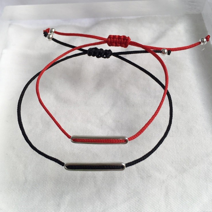 New 92.5 silver knot bracelet friendship, couple p