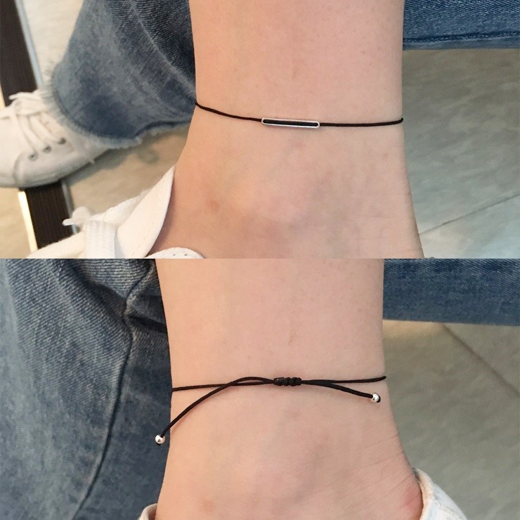 New 92.5 silver knot bracelet friendship, couple p