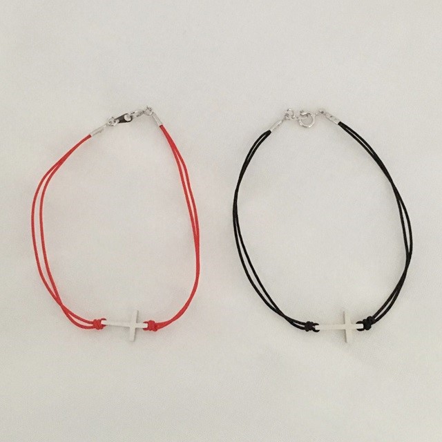 New 92.5 silver knot bracelet friendship, couple p