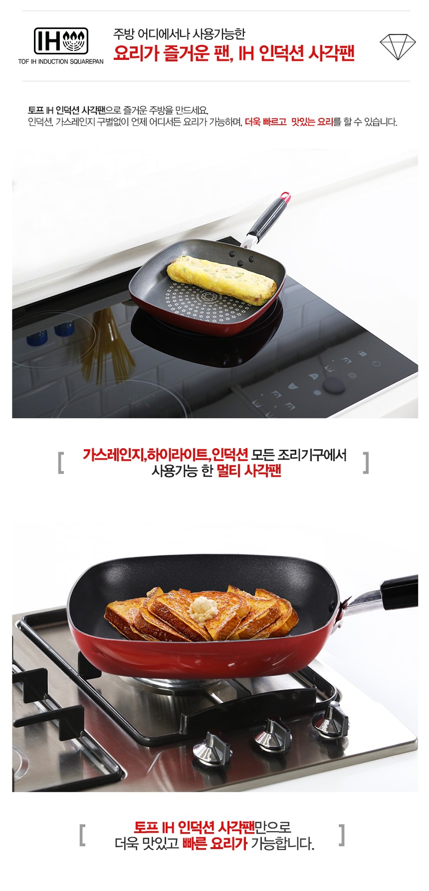 NEW FRYING PAN Top IH Induction Frying pan 20cm 26