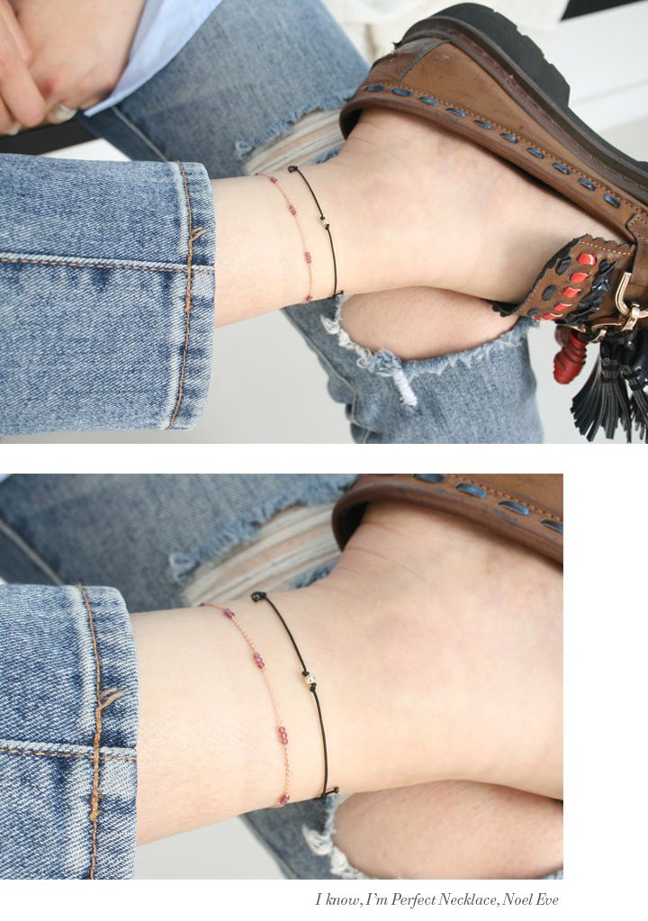 New ball leg brace couple twine 14k gold woman 14k