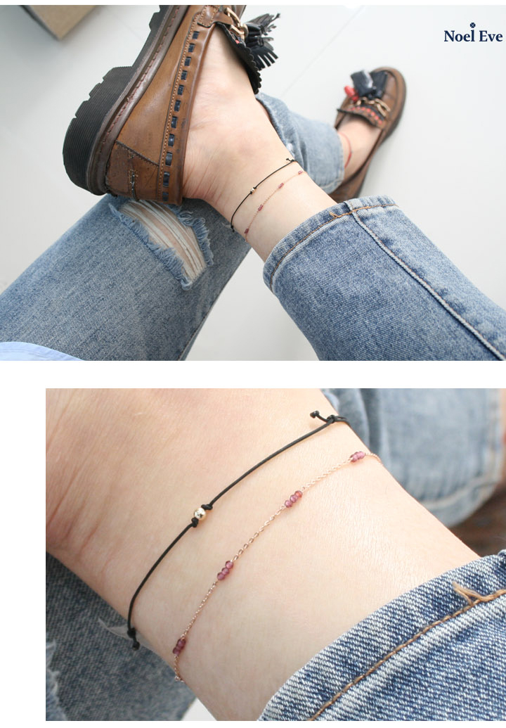 New ball leg brace couple twine 14k gold woman 14k