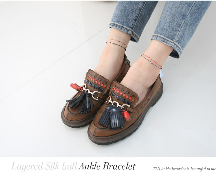 New ball leg brace couple twine 14k gold woman 14k