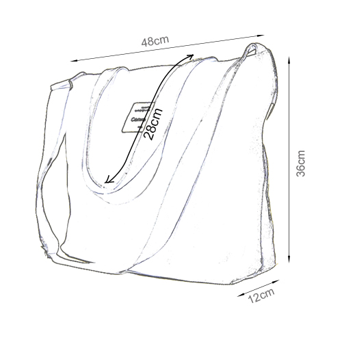 NEW ECO BAG Fall Plain Cross Eco Bag Cloth Bag Sho