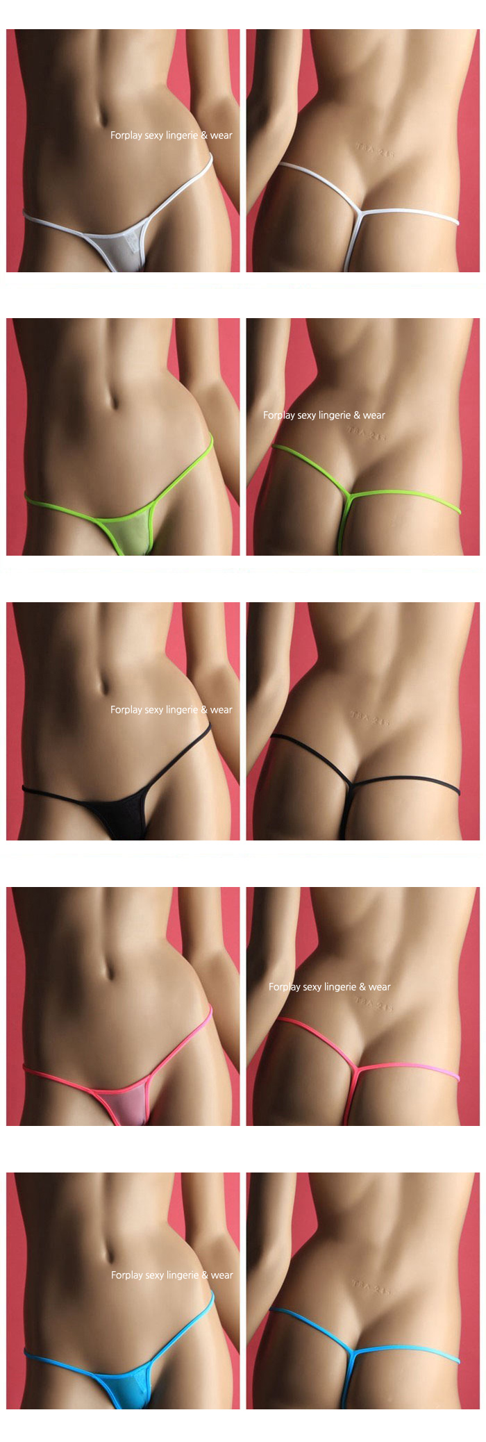 Women Underwear p0044 Simple Chinny Sexy Tee Panti