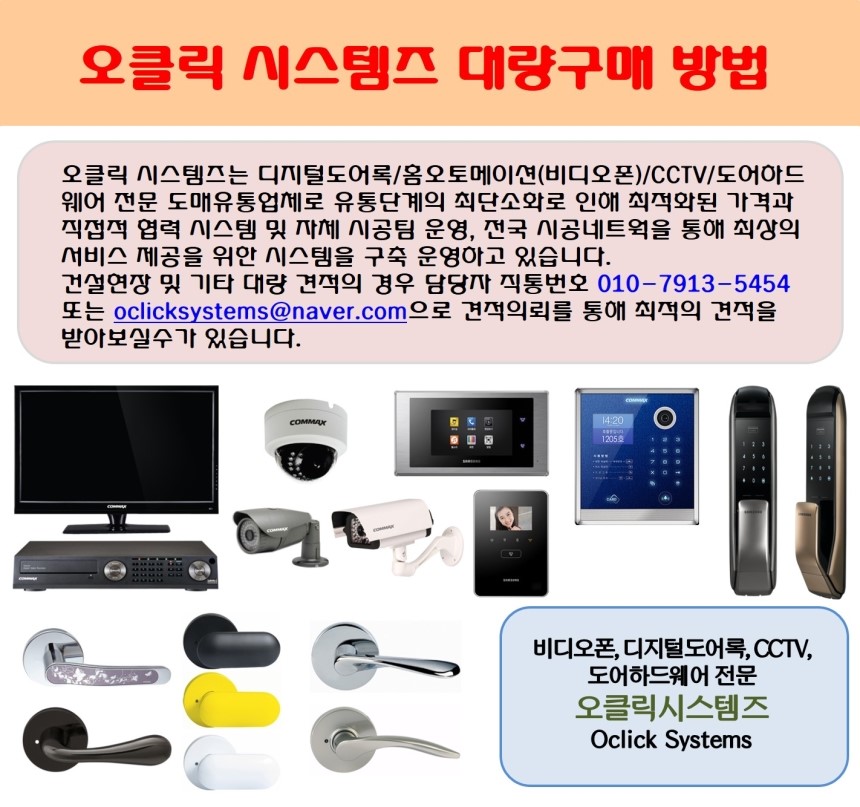 New Doorlock COMMAX 2017 New Product Push-pull CDL