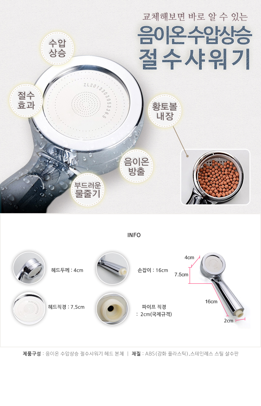 NEW POWERFUL SHOWERHEAD Water pressure shower head