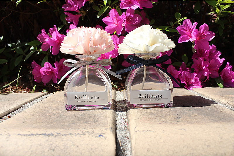 Car Air Freshener Car Diffuser Flower Square Dome 