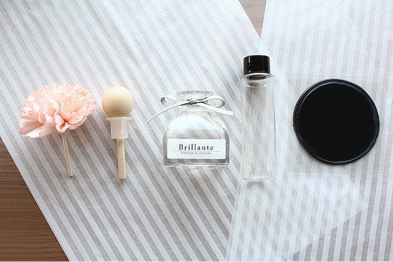 Car Air Freshener Car Diffuser Flower Square Dome 