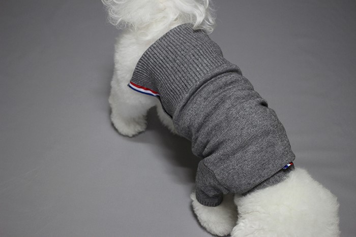 NEW DOG FASHION Puppy Tom Brown Cardigan - Dog Clo