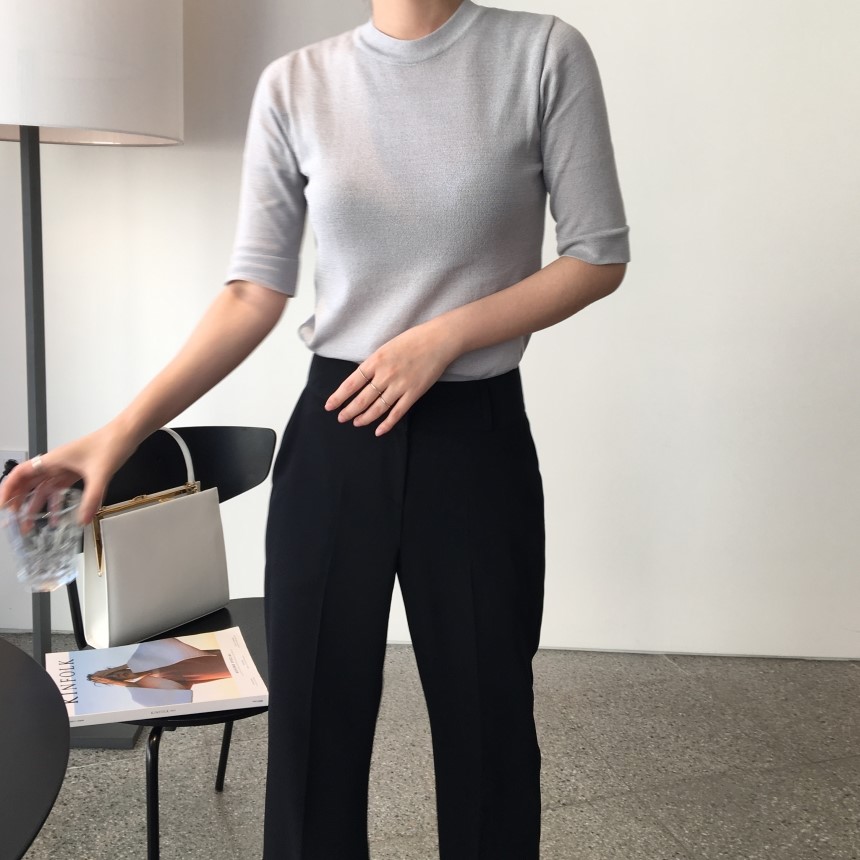 New Women's Pants Long Semi Boots Cut Charlotte