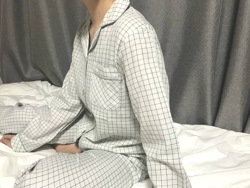 New Couple Pajamas Modern Check Pajamas Pajama Set