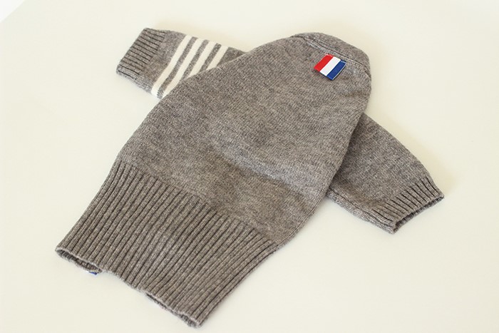 NEW DOG FASHION Puppy Tom Brown Cardigan - Dog Clo