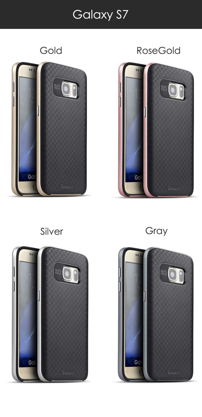 New Galaxy Plus S7 Edge Cases Eye Park TPU + PC s7