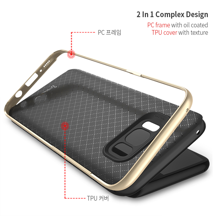 New Galaxy Plus S7 Edge Cases Eye Park TPU + PC s7