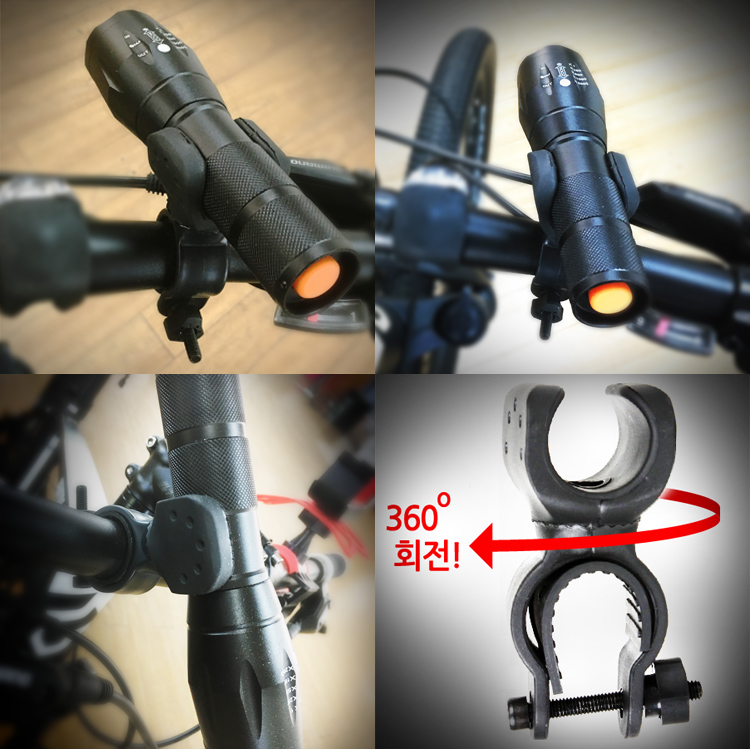 New Bicycle Tool LED Bike Powerful Zoom Light Bulk