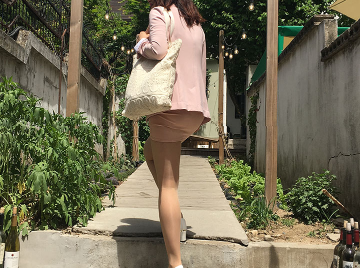 NEW ECO BAG Cheung Soon Lovely Lace Eco Bag Linen 