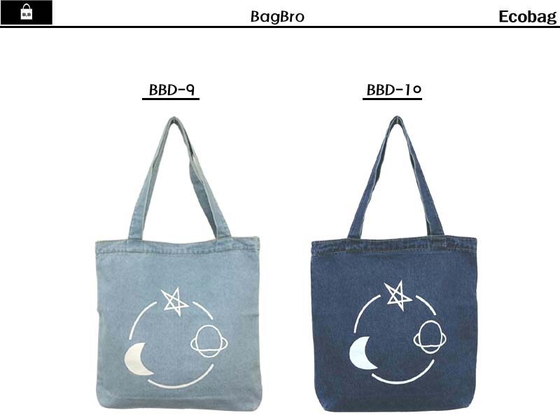 Daily Blue Denim Eco Bag BBD-9, BBD-10 Bag College