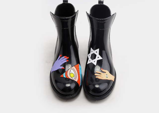 Women's Rain Boots Cute Style Romantic Coordina