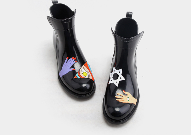 Women's Rain Boots Cute Style Romantic Coordina