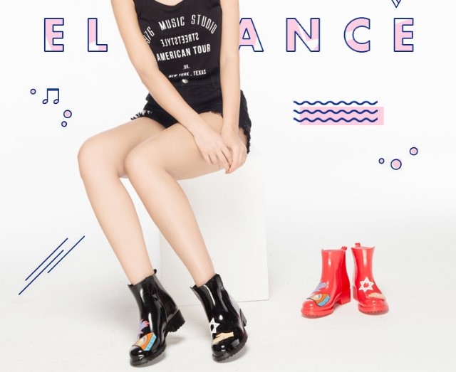 Women's Rain Boots Cute Style Romantic Coordina