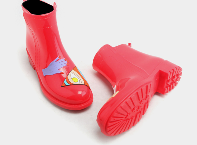 Women's Rain Boots Cute Style Romantic Coordina