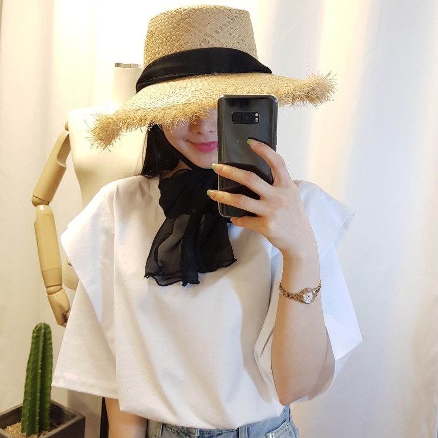 New Hat Aire Raffia Hat Race Fist Hat Straw Hat Ha
