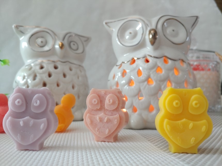 Owl candle holder Aromatherapy tea light gift reco